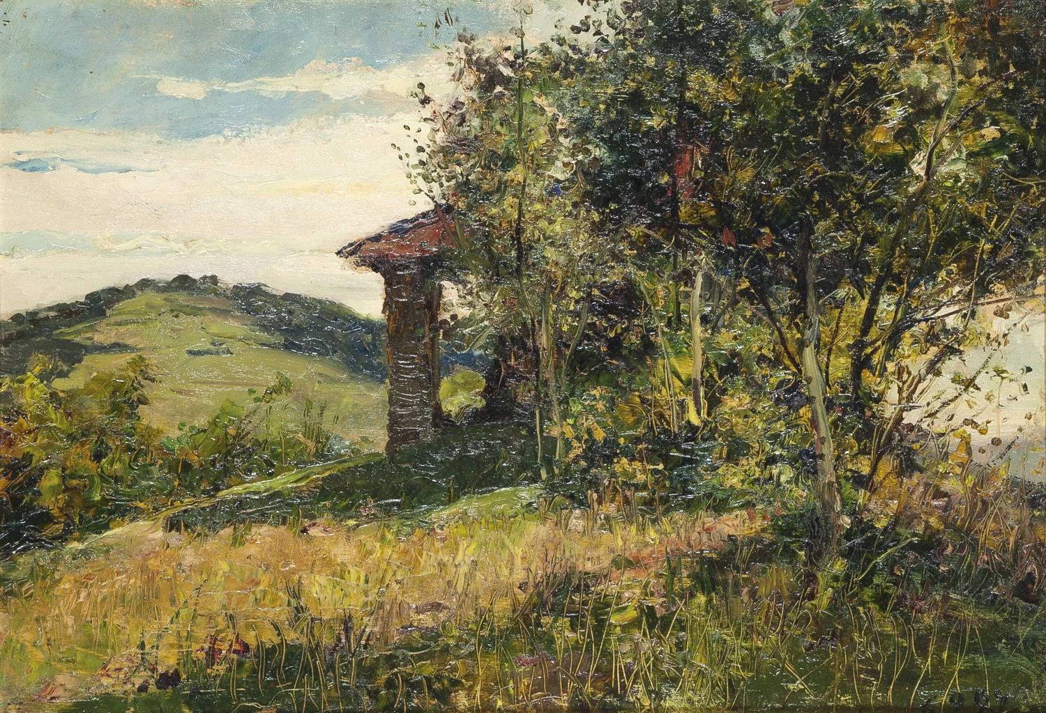 Meriggio estivo sul colle - cappelletta